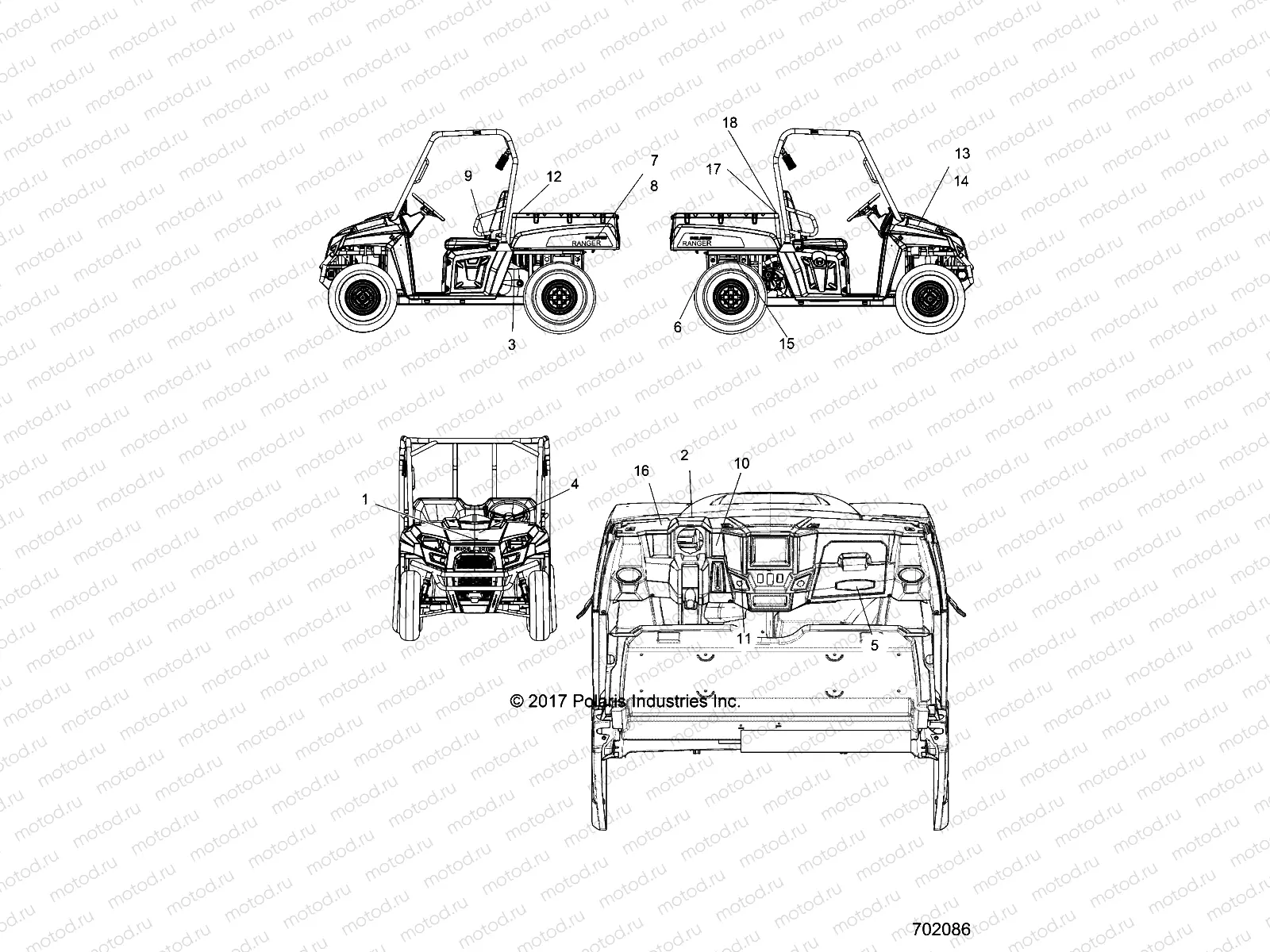 BODY | BODY, DECALS - R19RMA57F1/S57C1/F1 (702086)