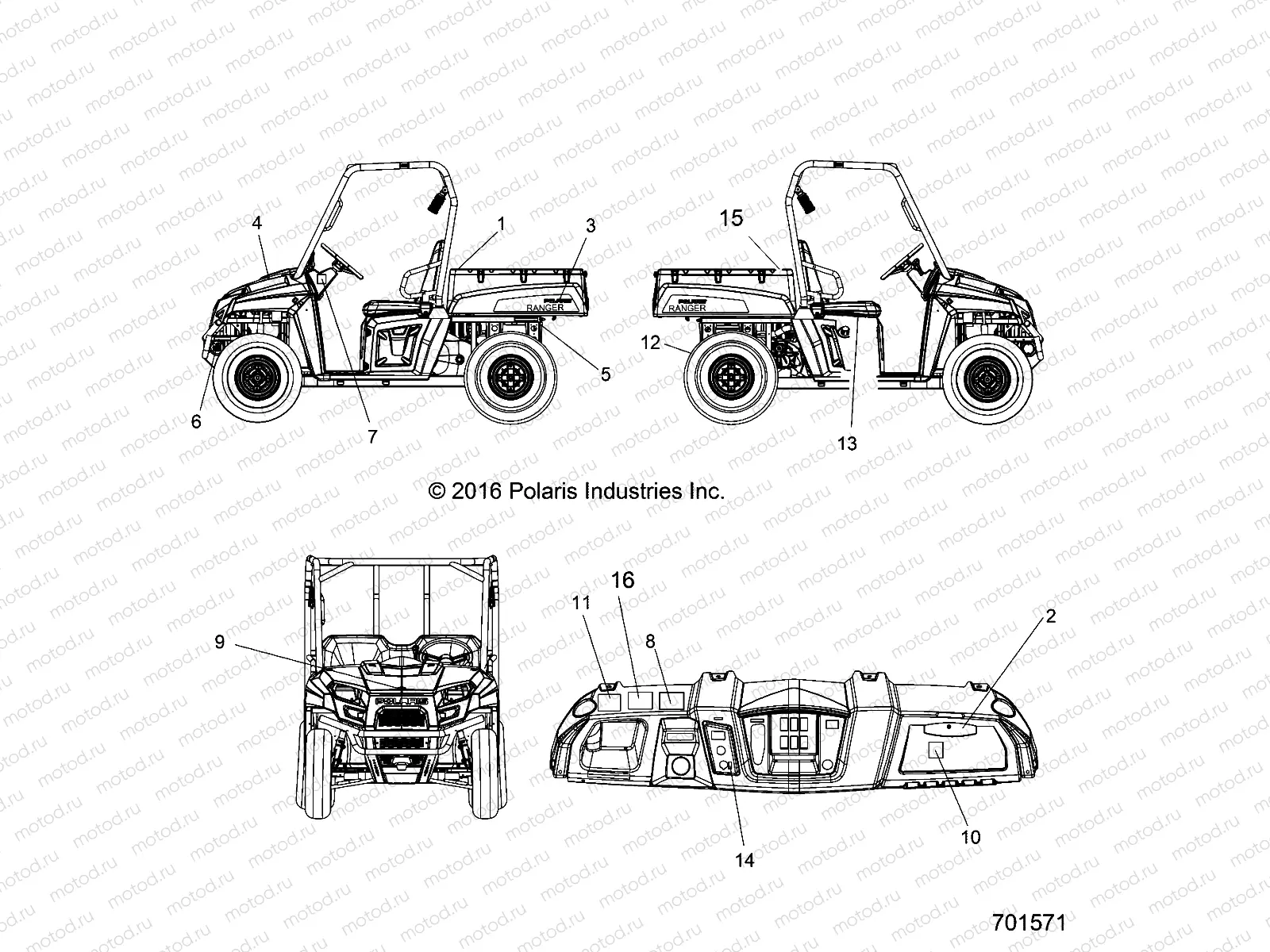 BODY | BODY, DECALS - R19RMAE4G8/G9 (701571)