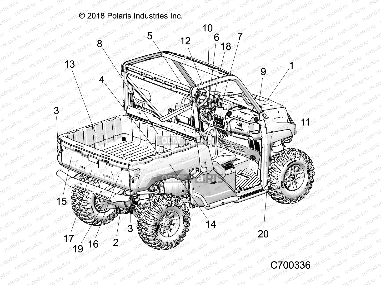 BODY | BODY, DECALS - R19RRE99F1/FC/SC1/SCC/SFC/F1/SJ1/PCC/PFC (C700336)
