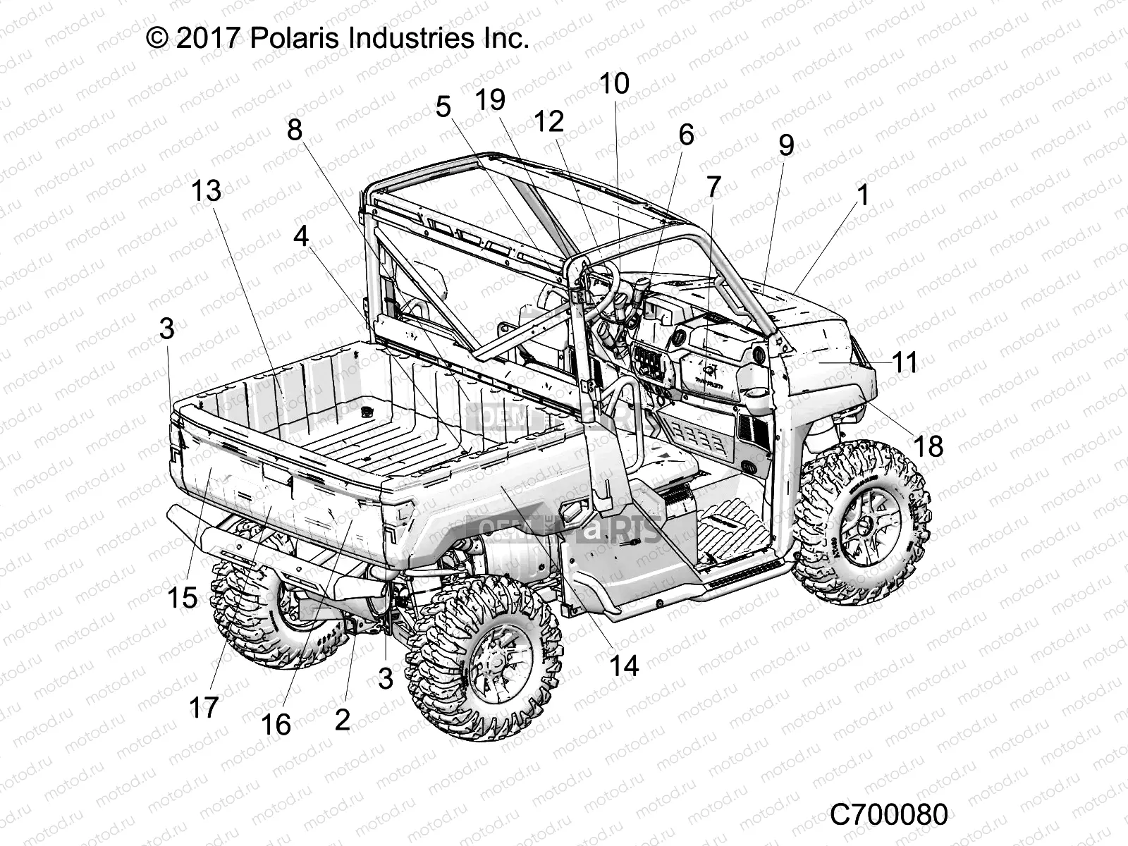 BODY | BODY, DECALS - R19RRU99A9/AD/AJ/AP/B9/BD/BJ/BP (C700080)