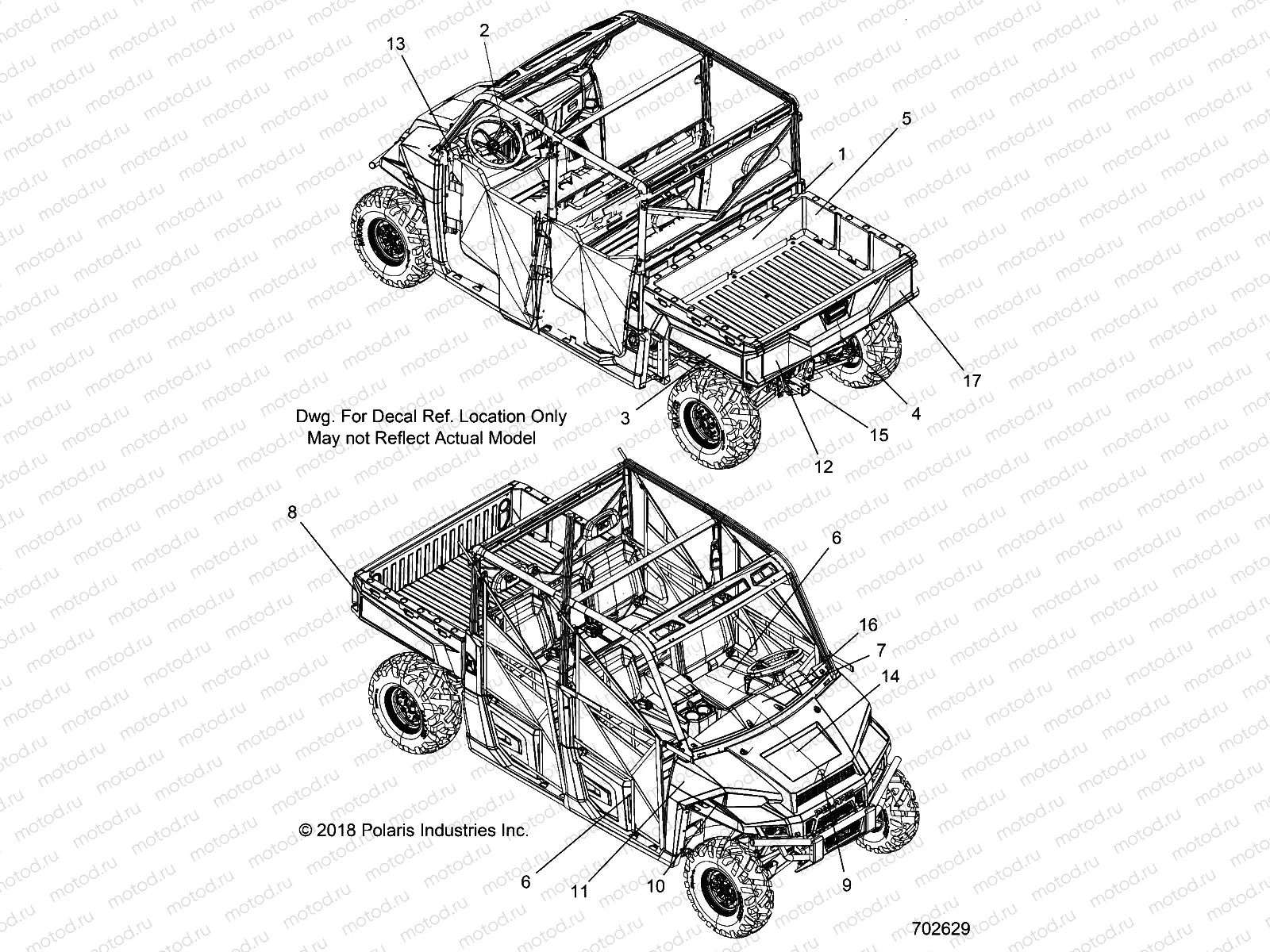 BODY | BODY, DECALS - R19RSB99A9/B9 (C702629)