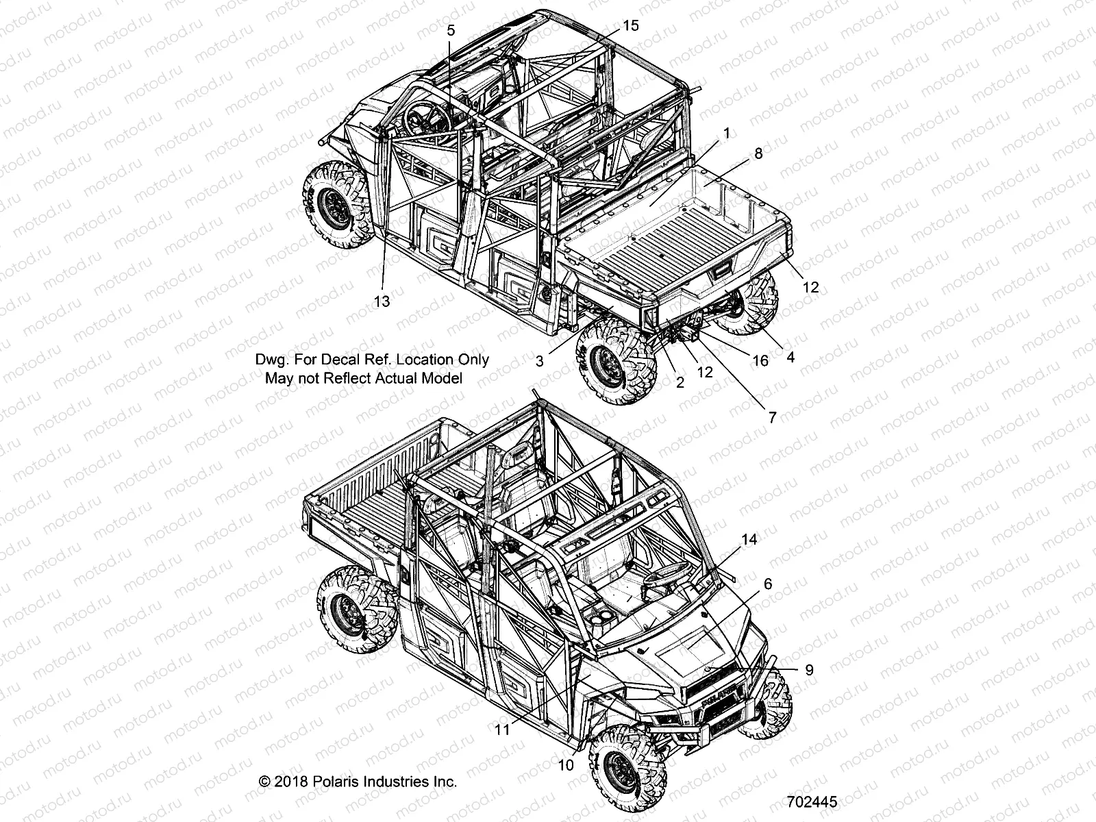 BODY | BODY, DECALS - R19RSE99AS/A1/A9/AD/AV/B1/B9/BS/BD/BV (702445)