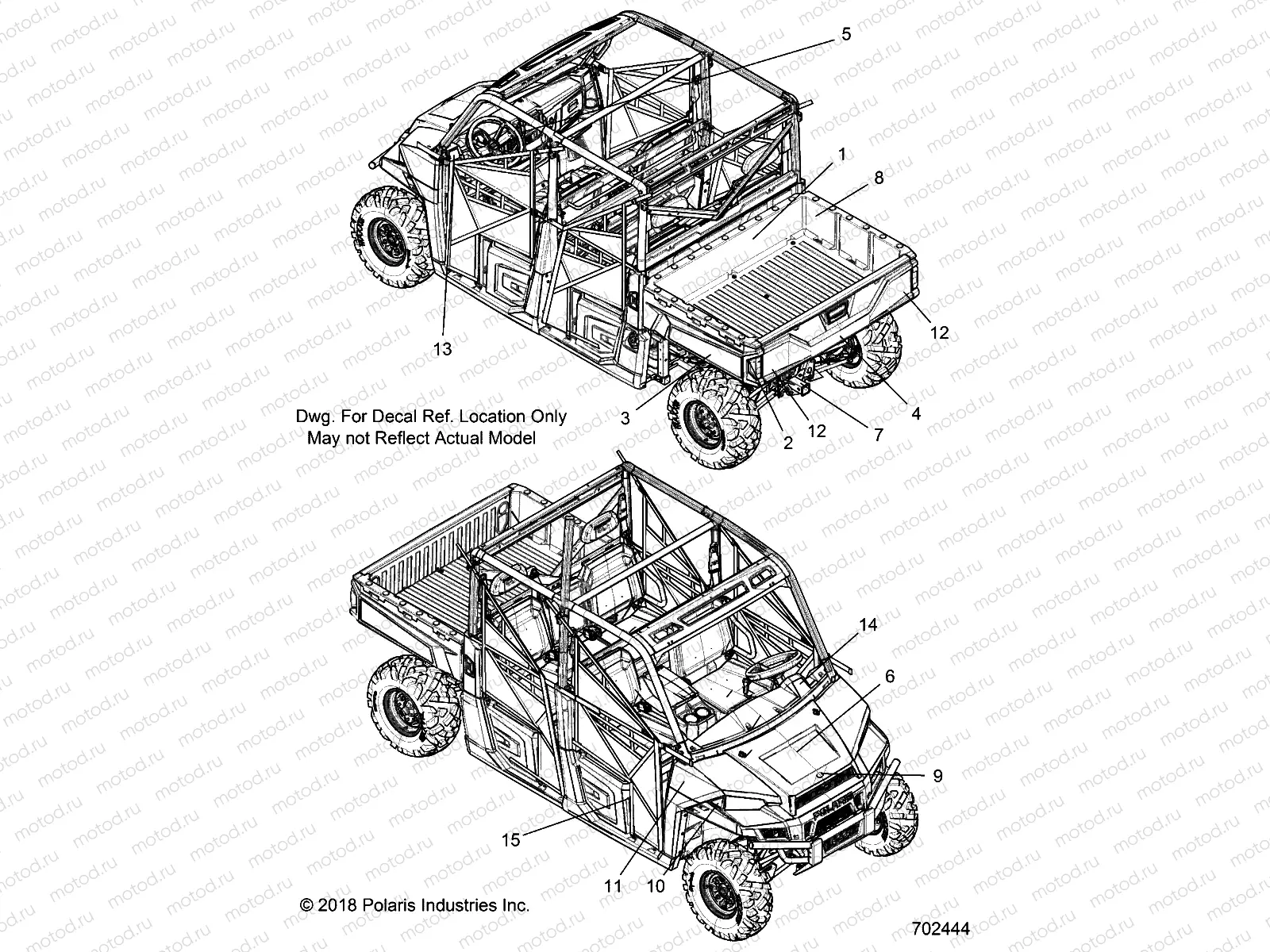 BODY | BODY, DECALS - R19RSW99AS/A9/AD/BS/B9/BD (702444)
