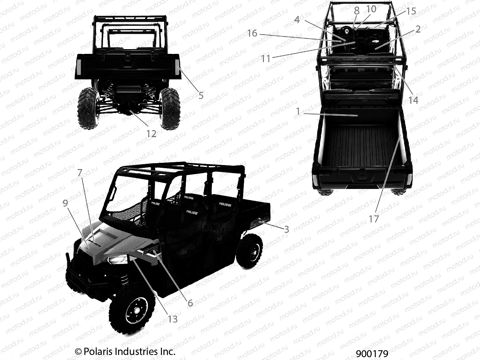BODY | BODY, DECALS - R21M4A57B1/B9/EBX (900179)