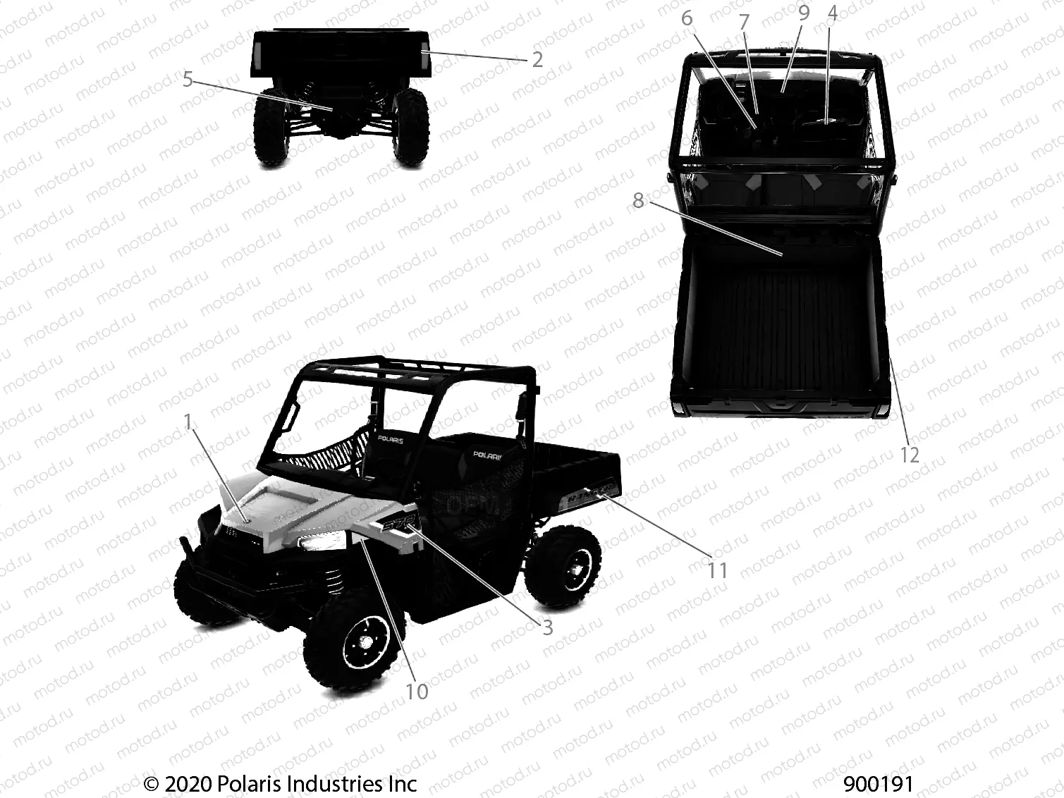 BODY | BODY, DECALS - R21MAA50J7  (900191)