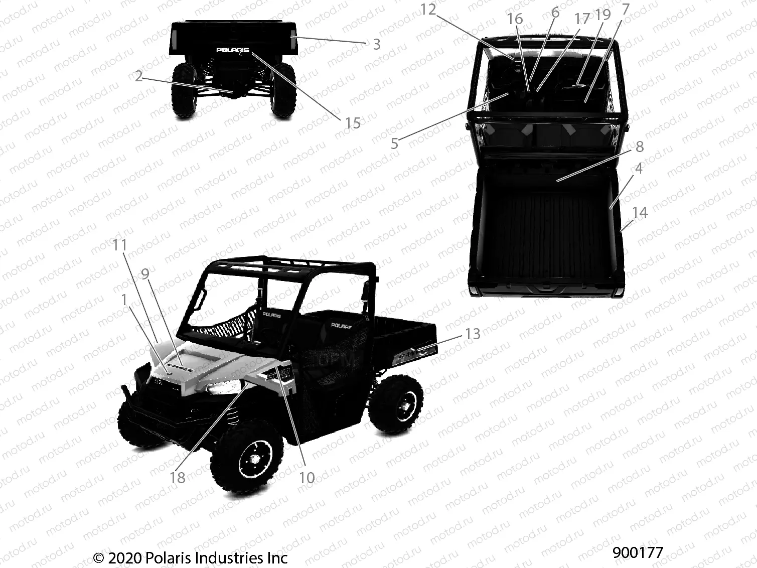 BODY | BODY, DECALS - R21MAA57B1/B9/EBX (900177)