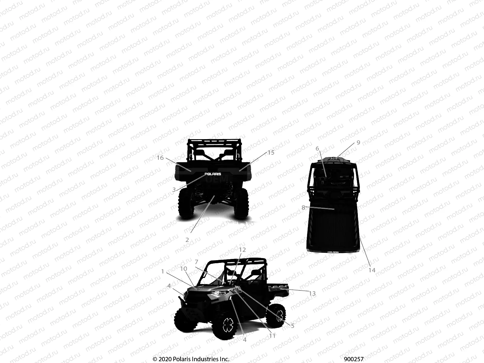 BODY | BODY, DECALS - R21RRE99DP (900257)