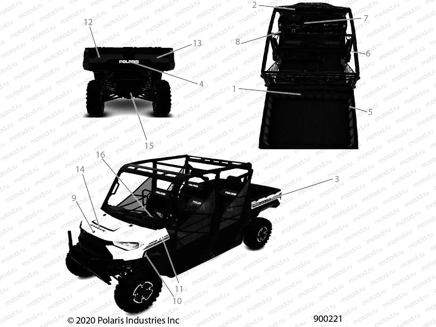 BODY | BODY, DECALS - R21RSE99NP (900221)