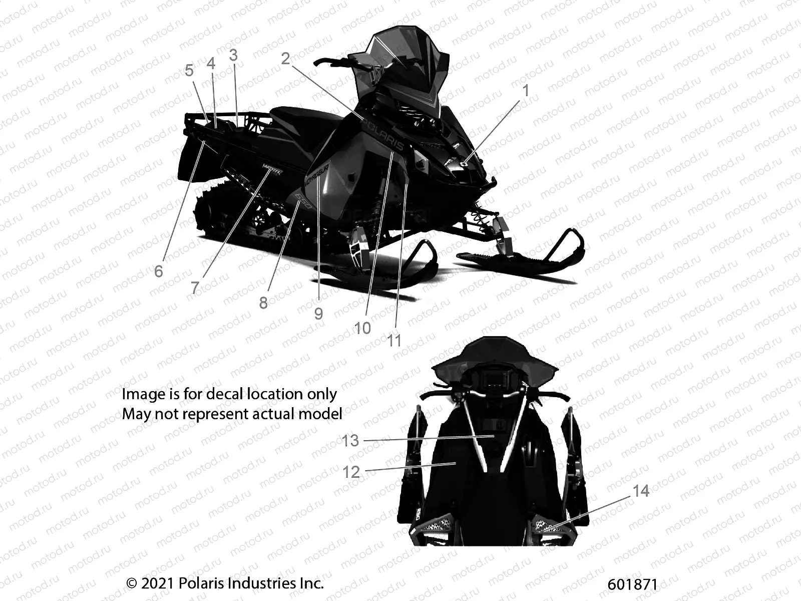 BODY | BODY, DECALS - S22TLF6RSL/6REL (601652)