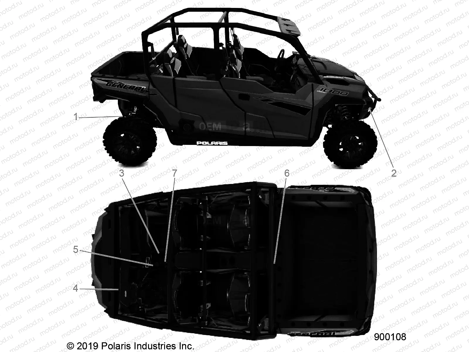 BODY | BODY, DECALS, WARNING - G21G4E99NW (900108-01)