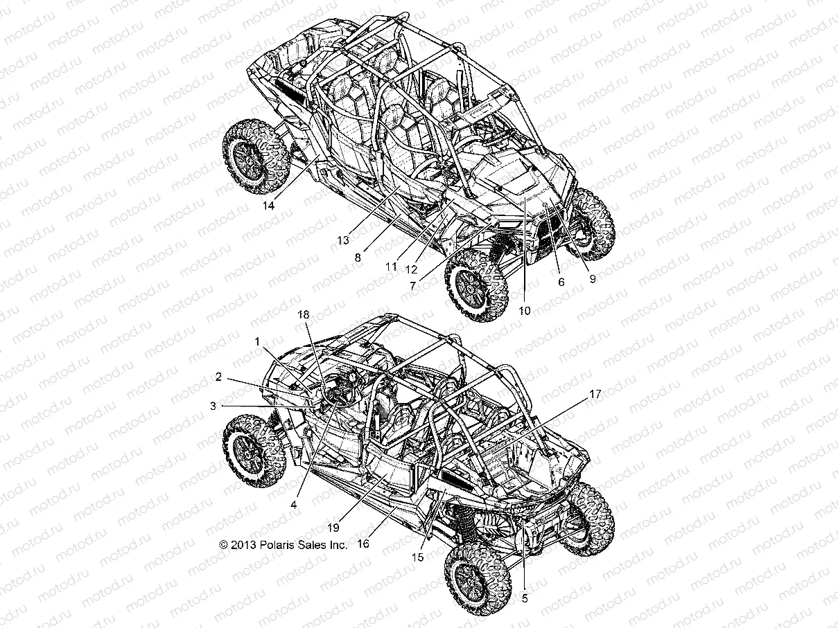 BODY | BODY, DECALS - Z146T1EAM/EAW (49RGRDECAL1410004)