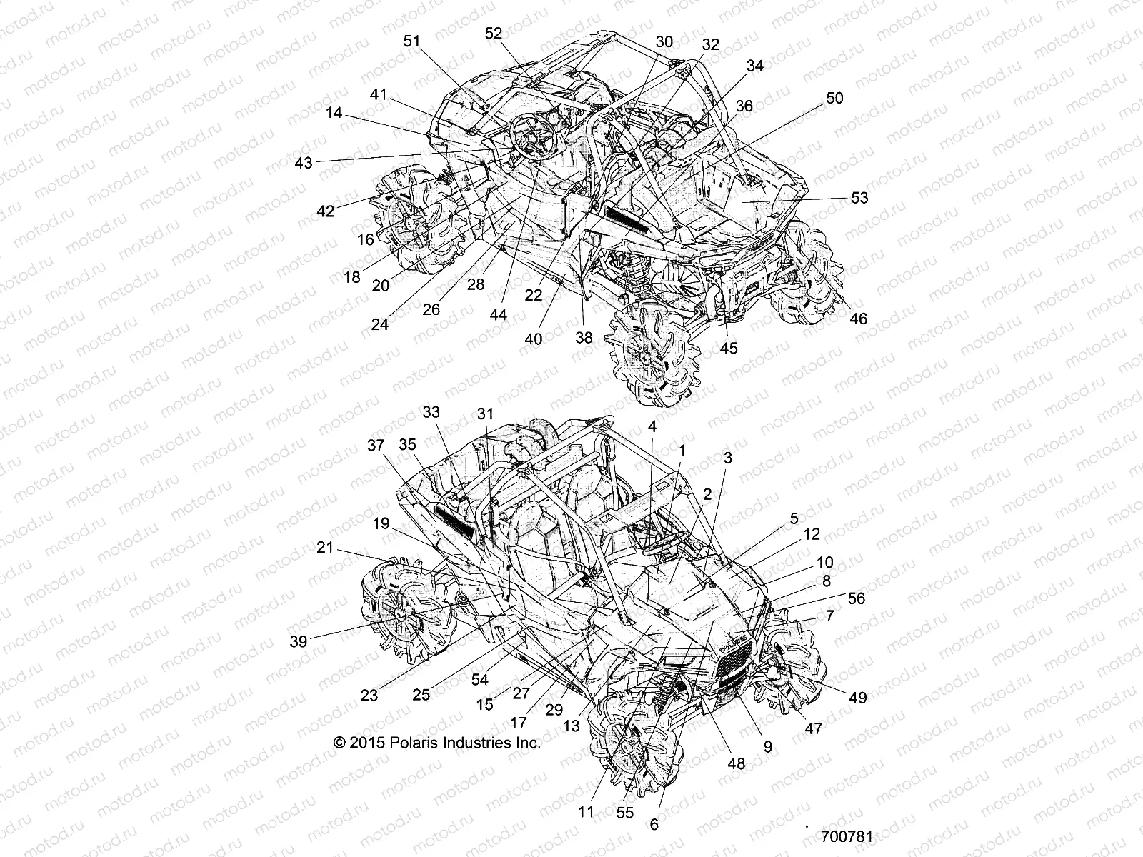BODY | BODY, DECALS - Z16VDE92AS/AW/N8 (700781)