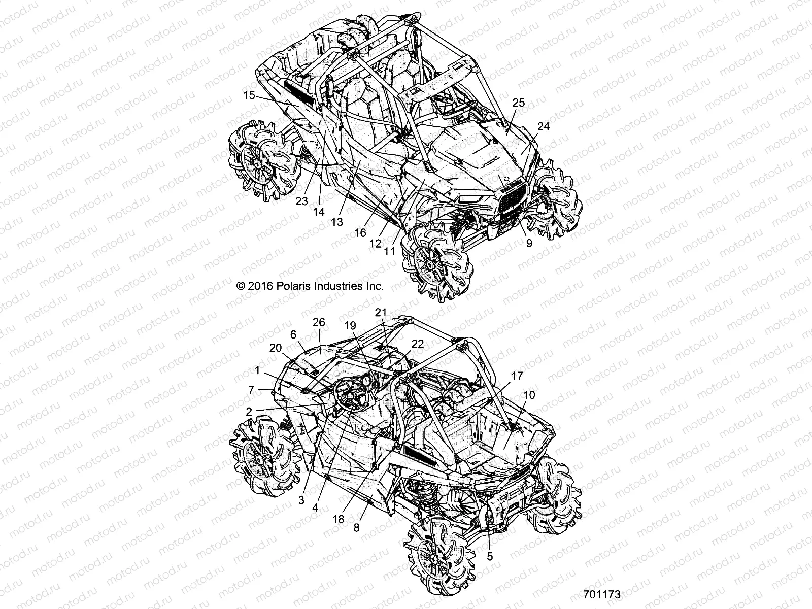 BODY | BODY, DECALS - Z17VD_99AB/AK/AM/AW/LW/AZ/AP (701173)