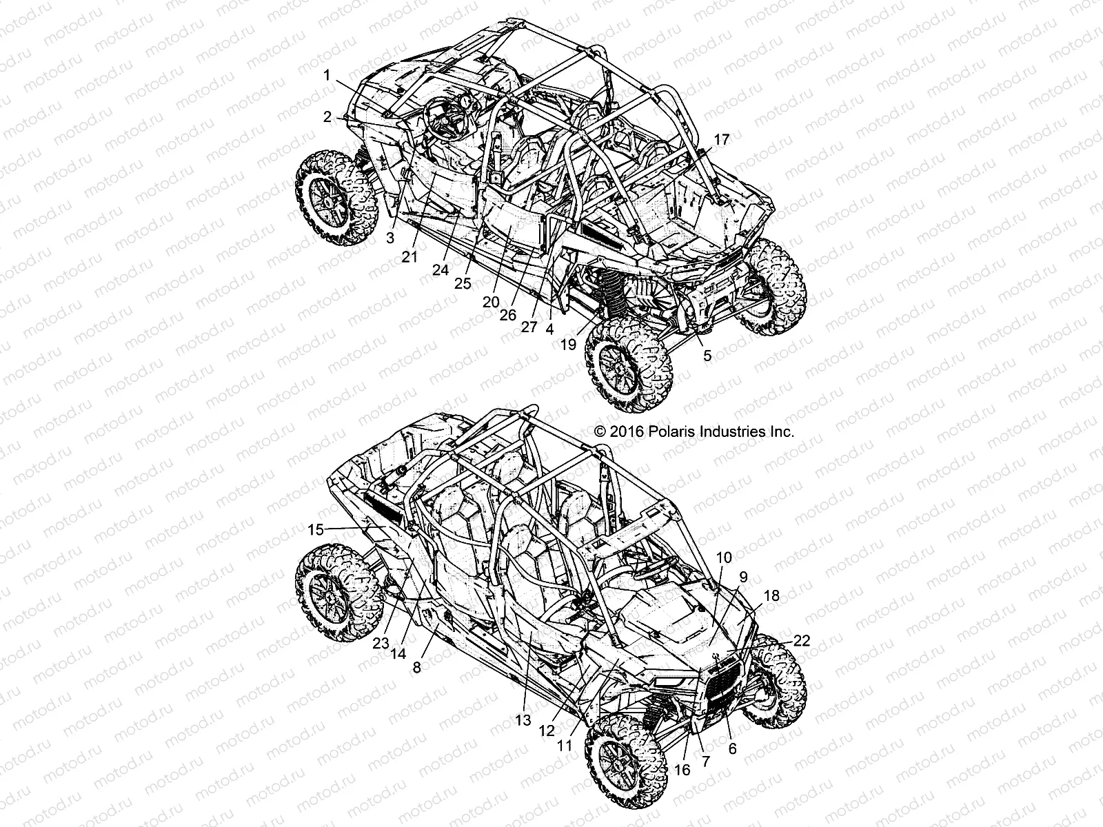 BODY | BODY, DECALS - Z17VFE92NG/NK/NM (701490)