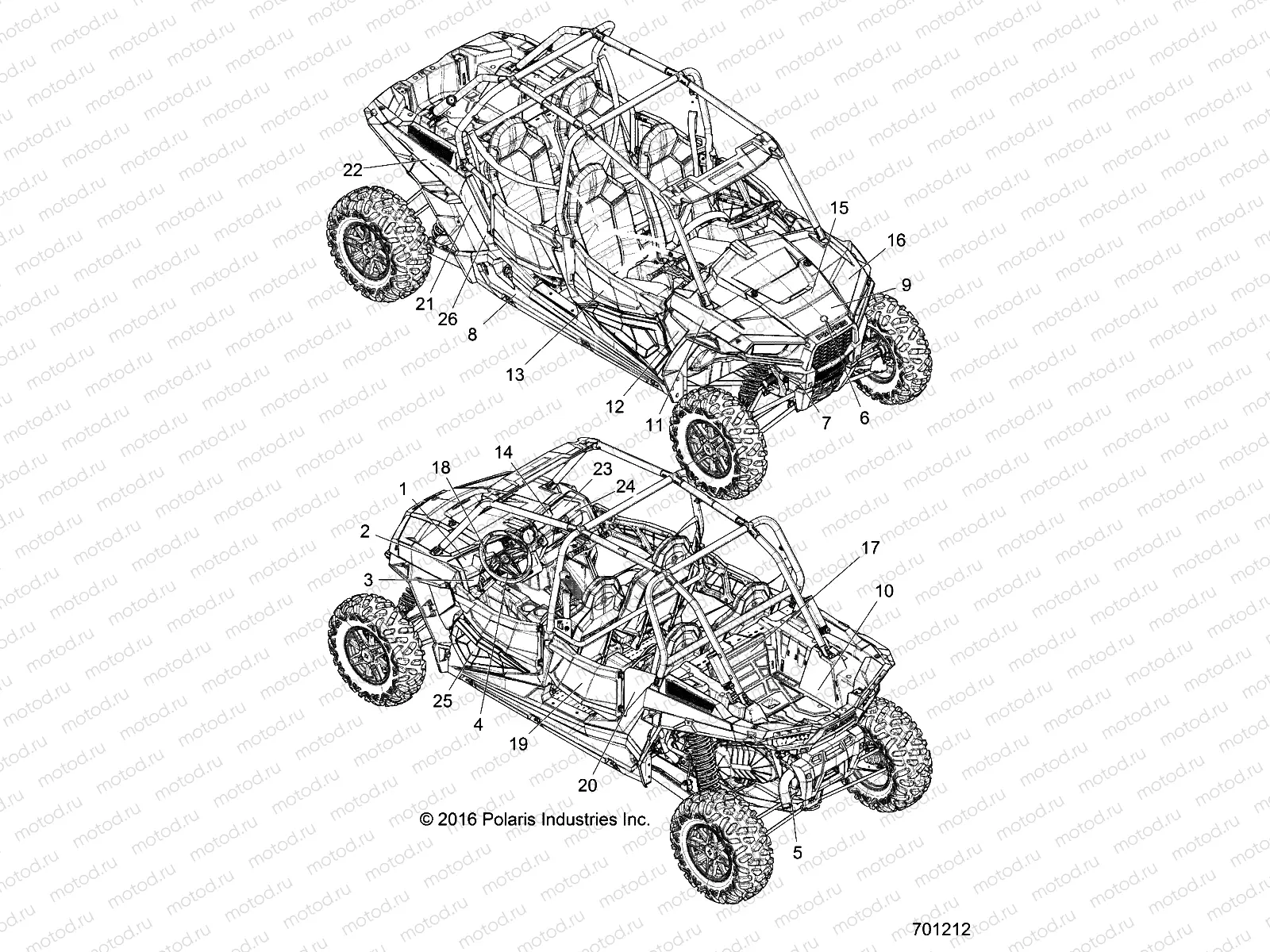 BODY | BODY, DECALS - Z17VFE99AM/AW/LW/AP/M99AB (701212)
