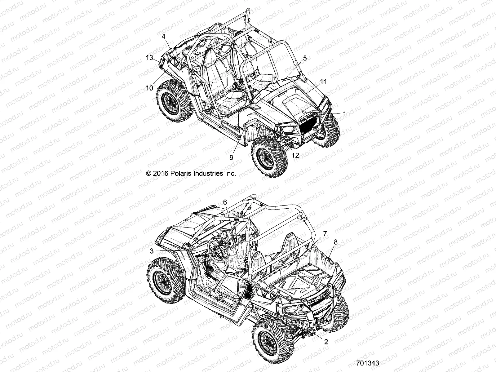 BODY | BODY, DECALS - Z17VJE57AR (701343)