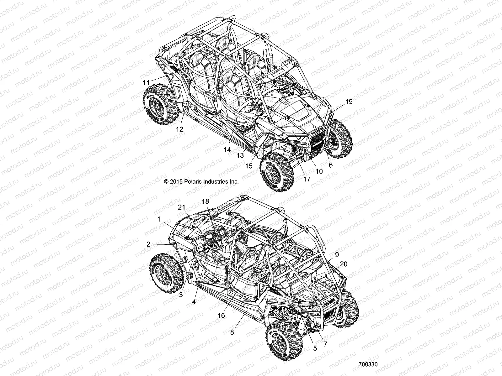 BODY | BODY, DECALS - Z18VCE87BK/BU/BR/LU (700330)