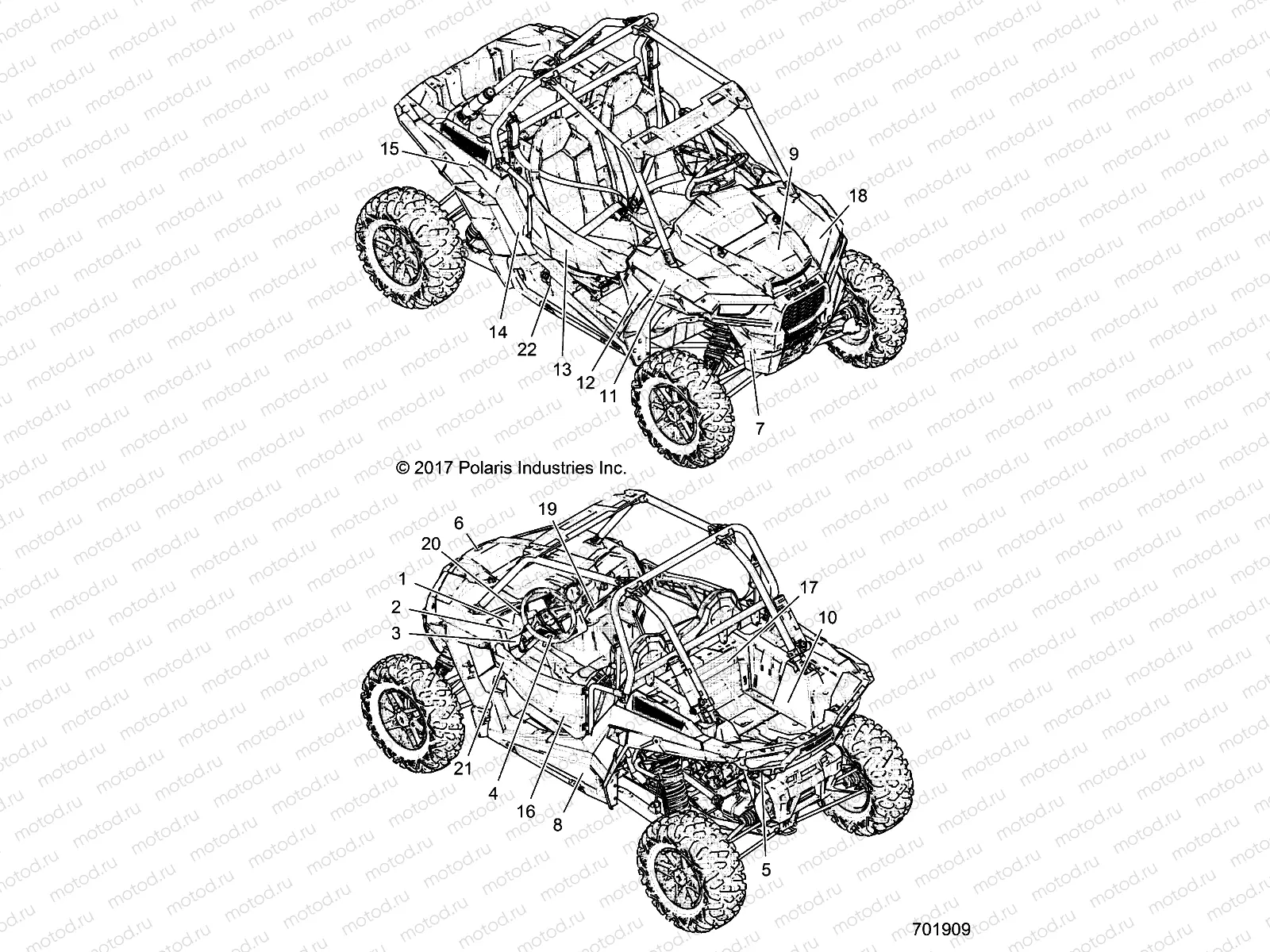 BODY | BODY, DECALS - Z18VDE92BB/BM/BS/BU/L92BK (701909)