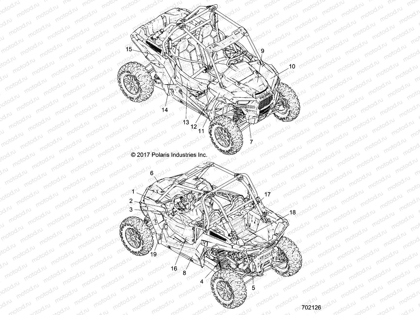 BODY | BODY, DECALS - Z18VDE92NB/NU/LNK (702126)
