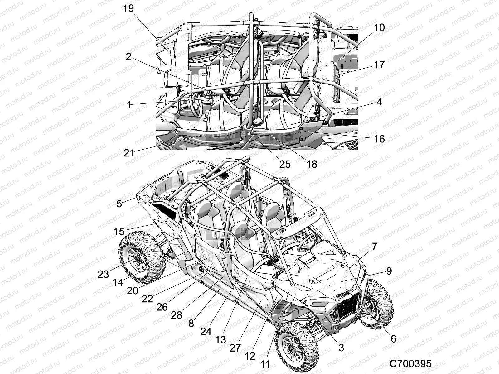 BODY | BODY, DECALS - Z19VFE92AC/BC/AD/BD/AM/BM/LAG/BG (C700395)