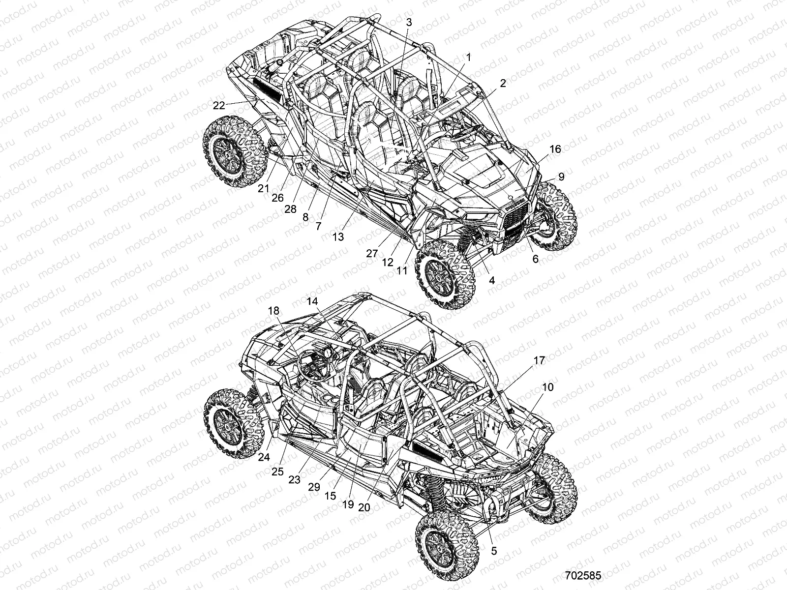 BODY | BODY, DECALS - Z19VFE99AD/BD/AK/BK/AN/BN/LD/K99AD/BD/AK/BK/AN/BN/L99AC/BC/M99AL (702585)