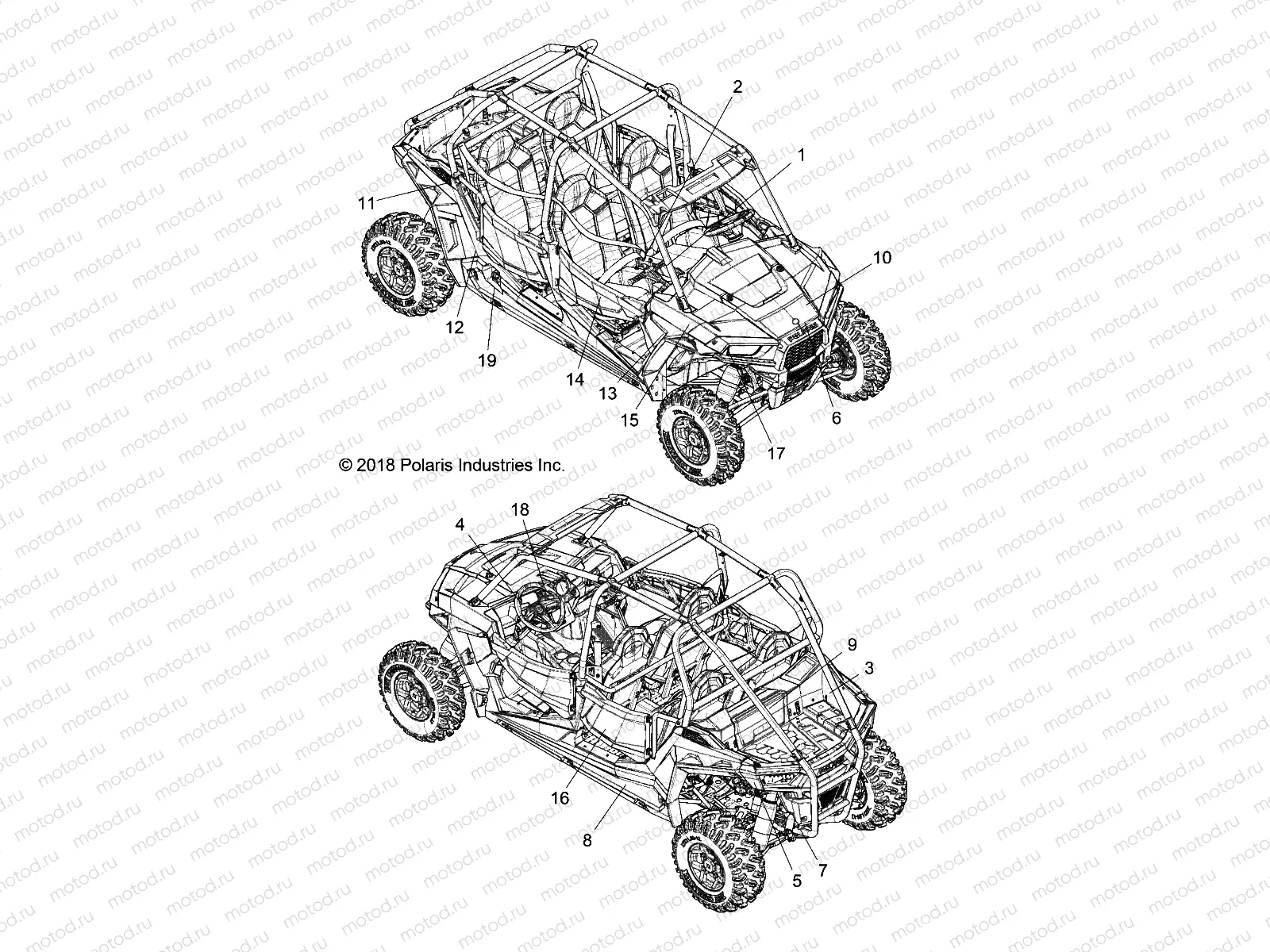 BODY | BODY, DECALS - Z20A4E99AH/LH (702476)