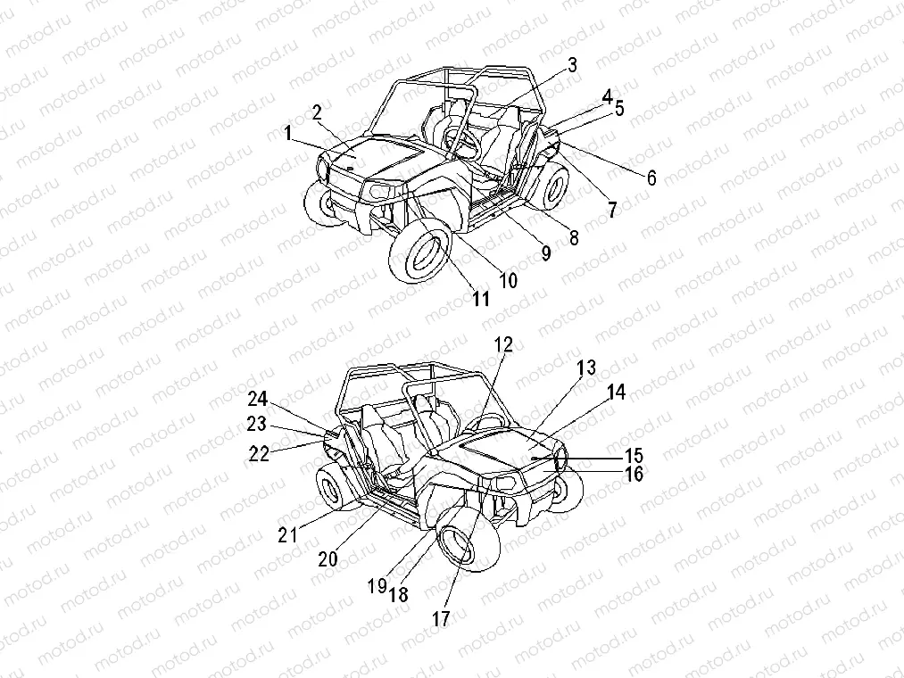 BODY | BODY, DECALS - Z20YAV17B2/B4/N2/N4/A2/A4 (A00074)