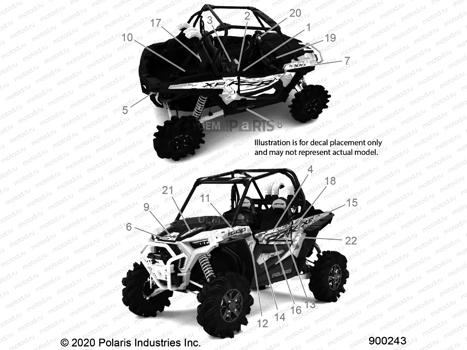 BODY | BODY, DECALS - Z21NAM99AG (900243)