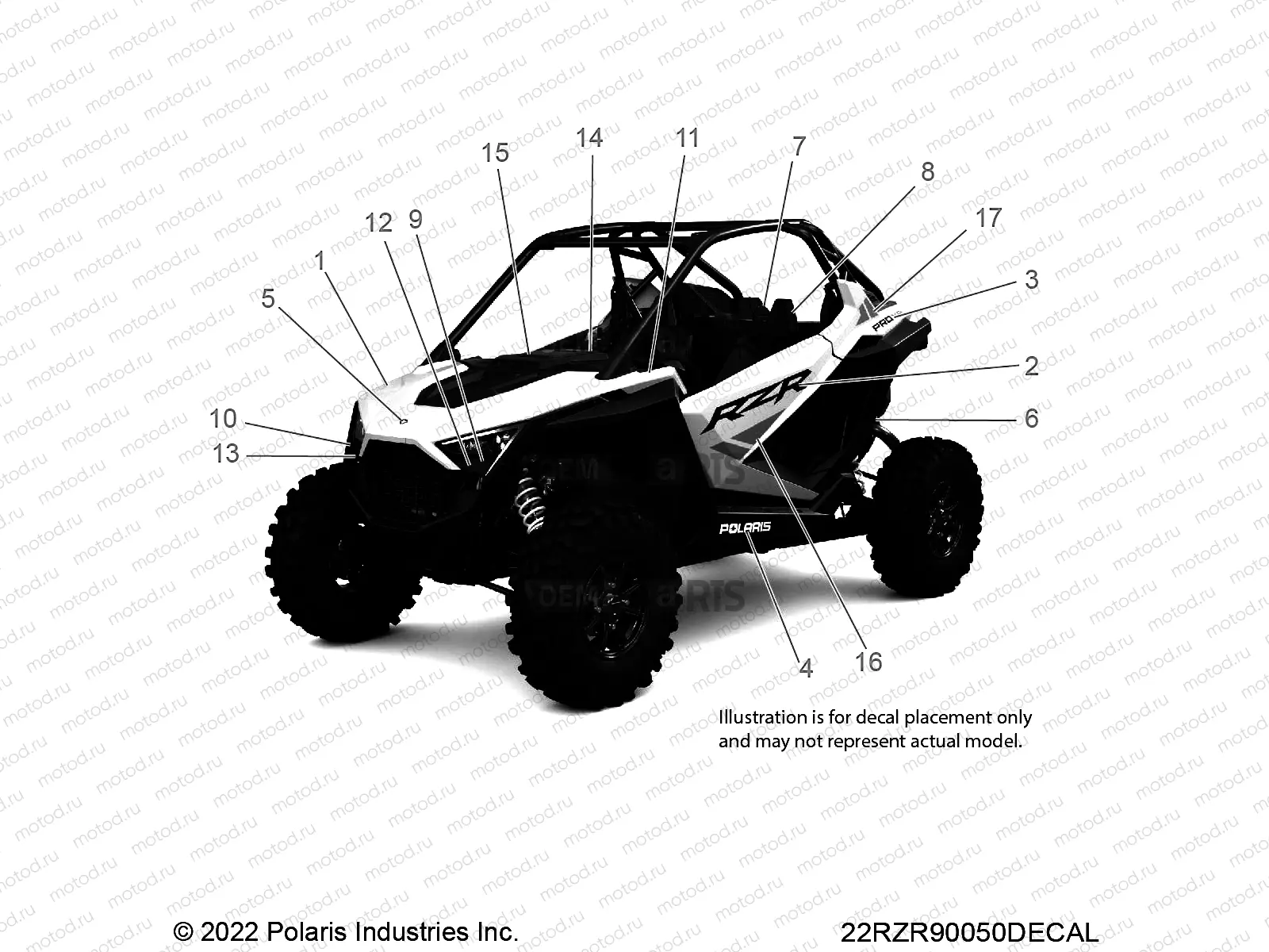 BODY | BODY, DECALS - Z22A5A87A2 (N/A)