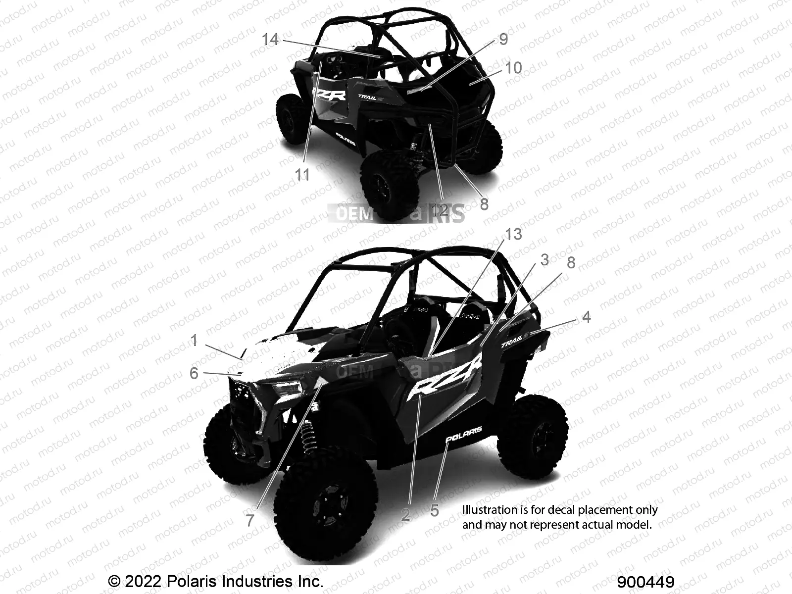 BODY | BODY, DECALS - Z22ASE99A5/B5 (21RZRS-1)