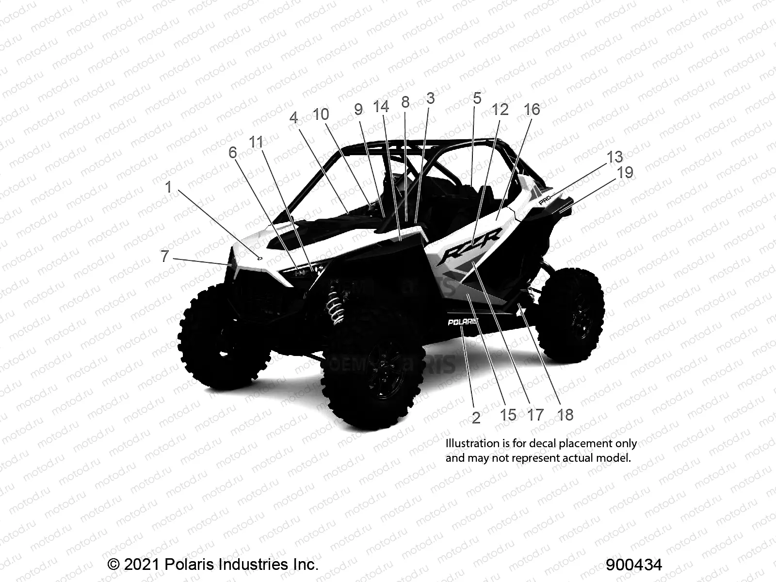 BODY | BODY, DECALS - Z22MAC92AS/BS/Z92AS/BS (900434)