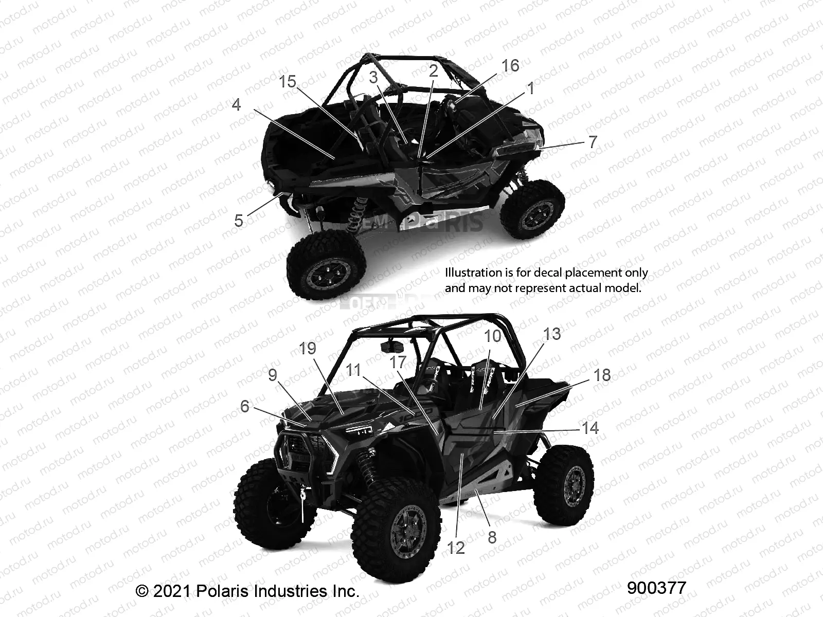BODY | BODY, DECALS - Z22NAE99AJ/AN/BJ/BN (900238)