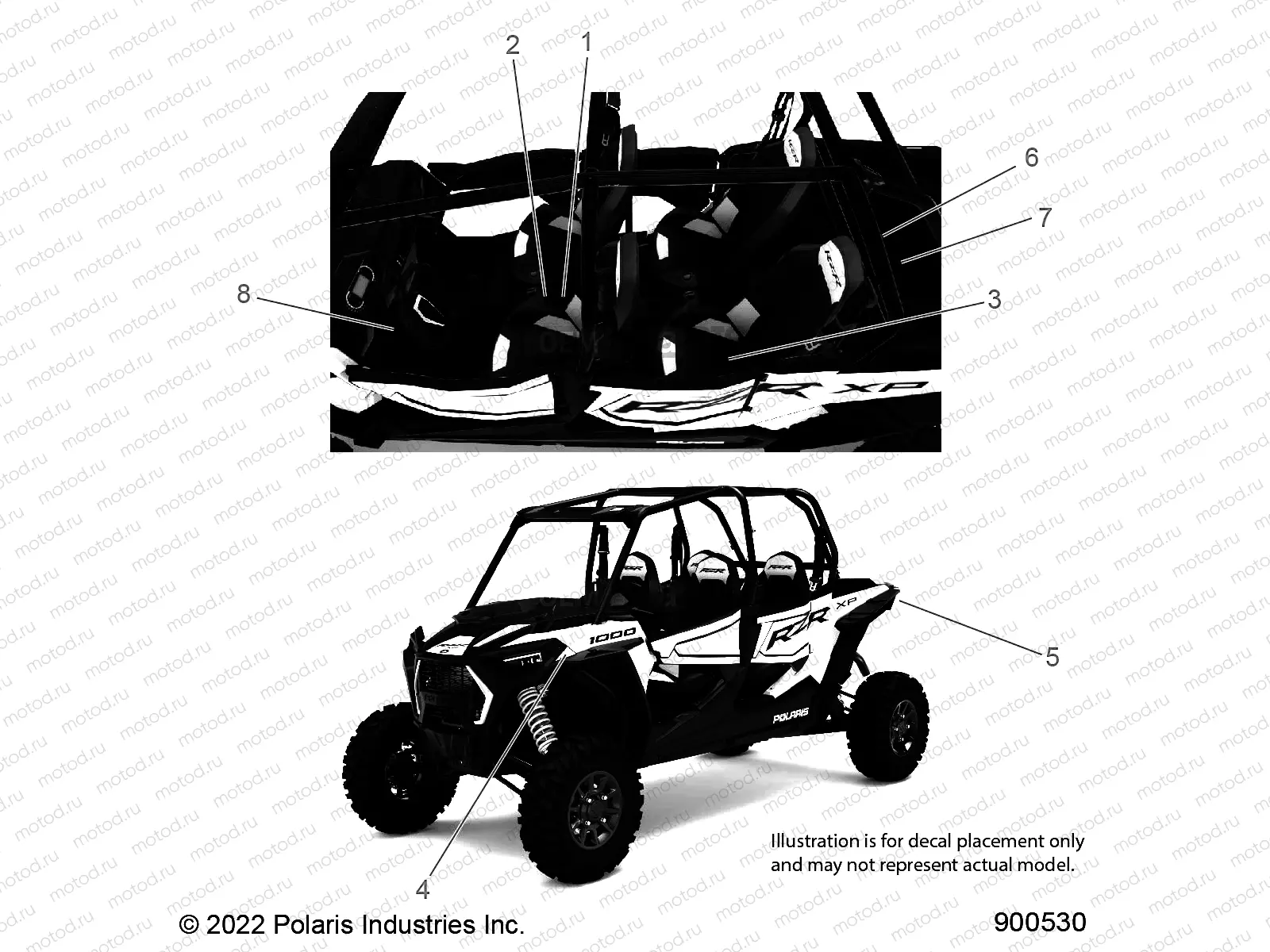 BODY | BODY, DECALS - Z23N4E99A/99B (900530)