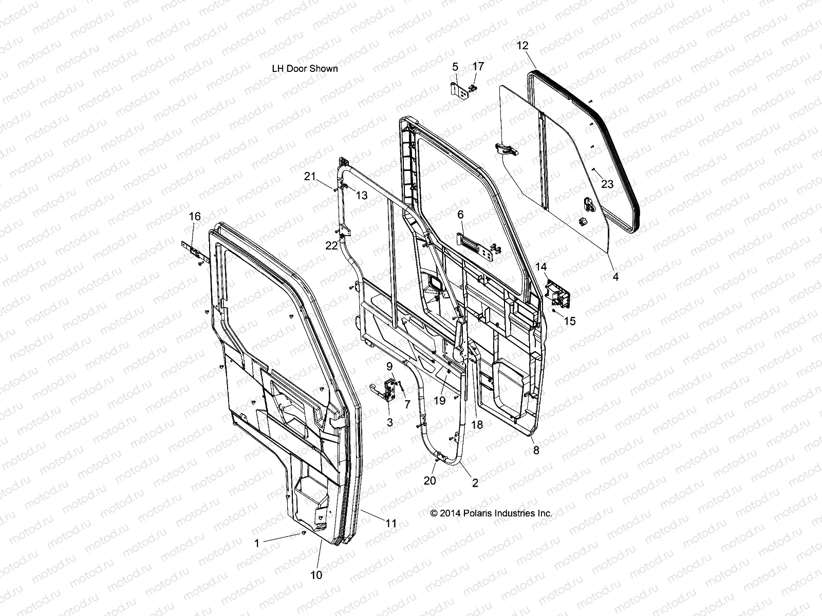 BODY | BODY, DOOR, FULL - R17RTU99AV/BV (49RGRDOOR15900XP)