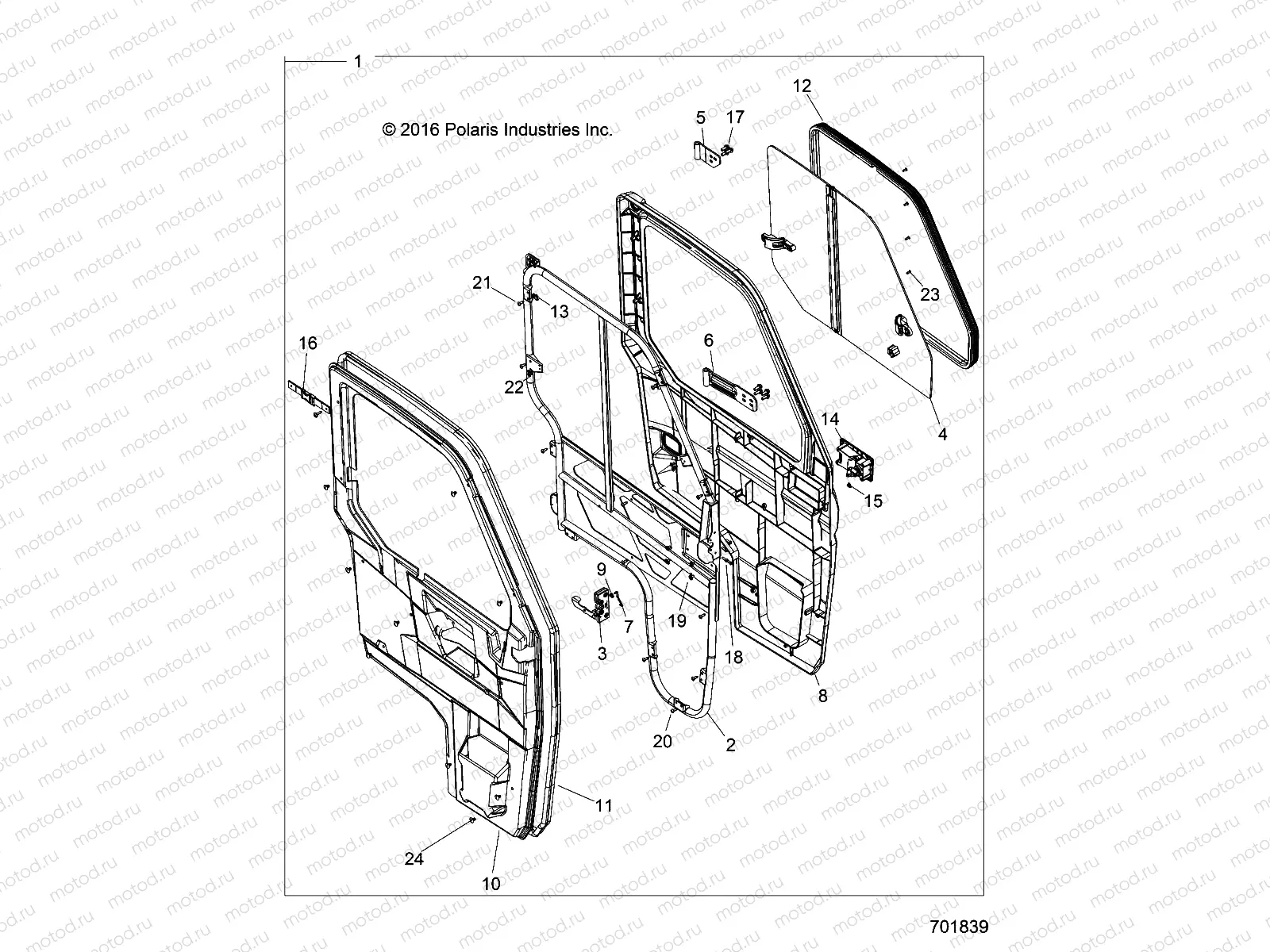 BODY | BODY, DOOR, FULL - R18RVU99AS (701839)