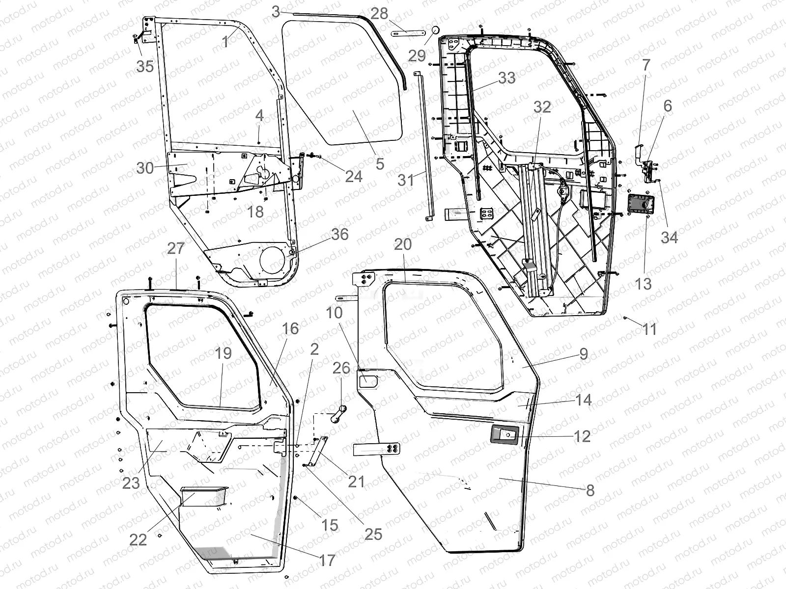 BODY | BODY, DOOR, FULL - R20RRW99A9/AA/AF/AP/AX/B9/BA/BF/BP/BX (C700920)