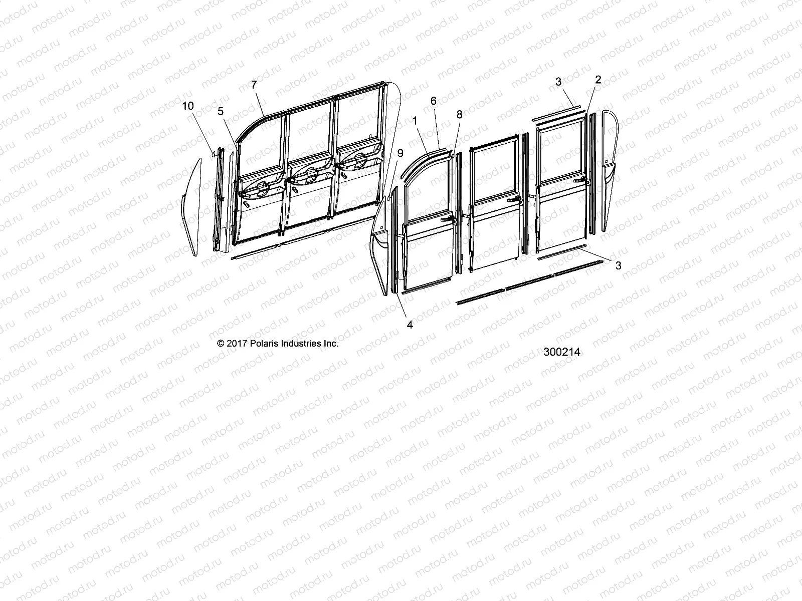 BODY | BODY, DOOR, FULL, SEALS - L18G2/4/6/ELXD (300214)