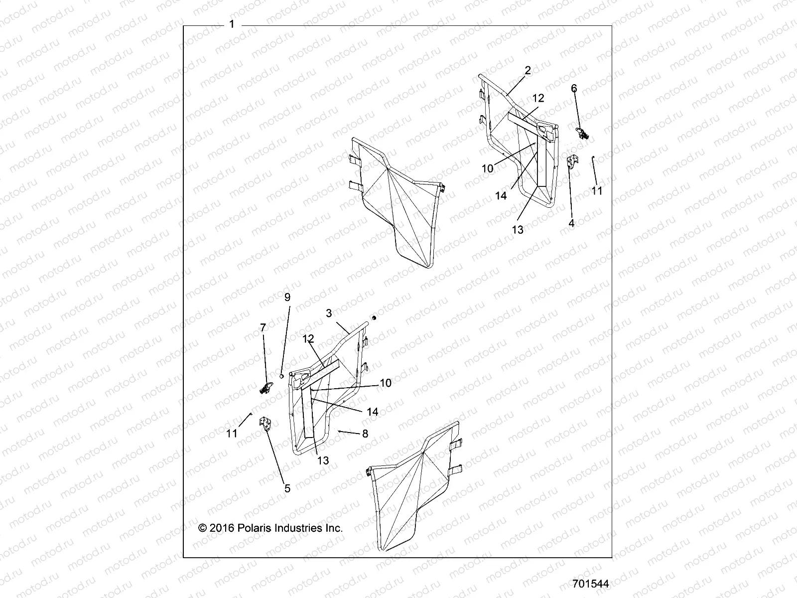 BODY | BODY, DOOR, HALF - R17RTM99AM/BM (701544)