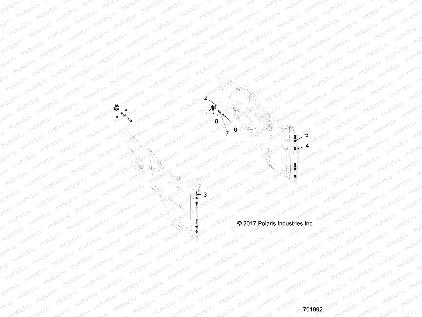 BODY | BODY, DOOR MOUNTING - G22GXK99AR/BR (701992)