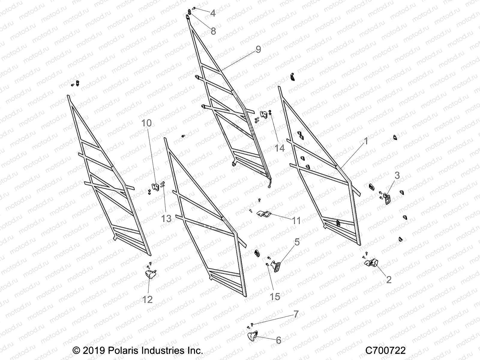 BODY | BODY, DOOR NETS - R20RSB99A/B (C700722)
