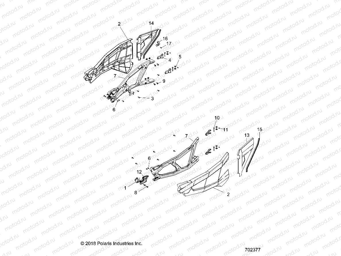 BODY | BODY, DOOR - Z18VEL92BK/BR/LK (702377)