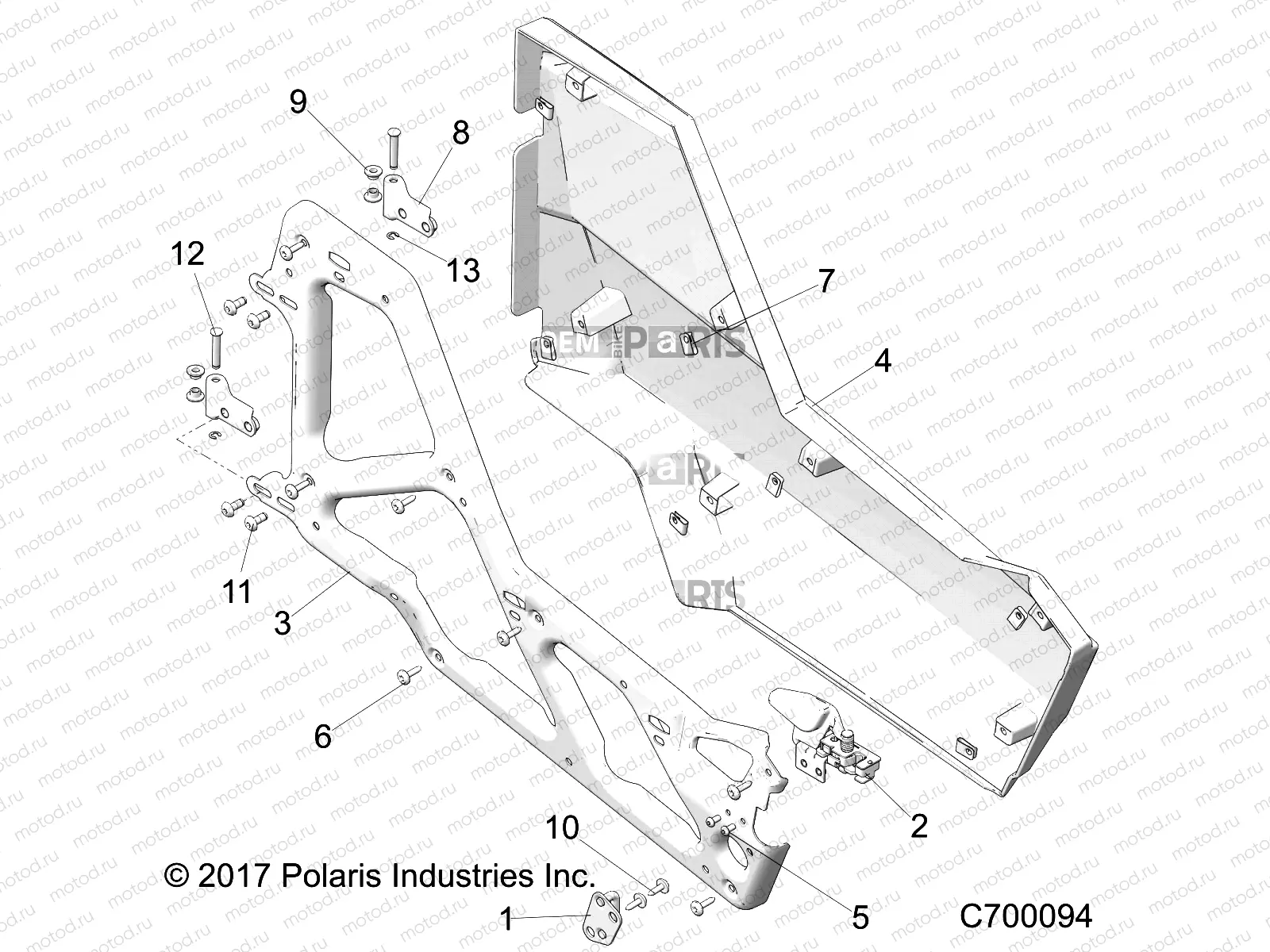 BODY | BODY, DOOR - Z18VGE99AK/AW/BK/BW (C700094)
