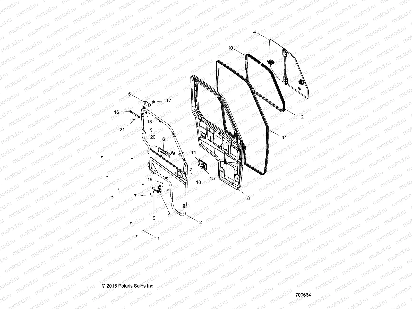 BODY | BODY, DOORS - D18B4PD1AJ (700664)
