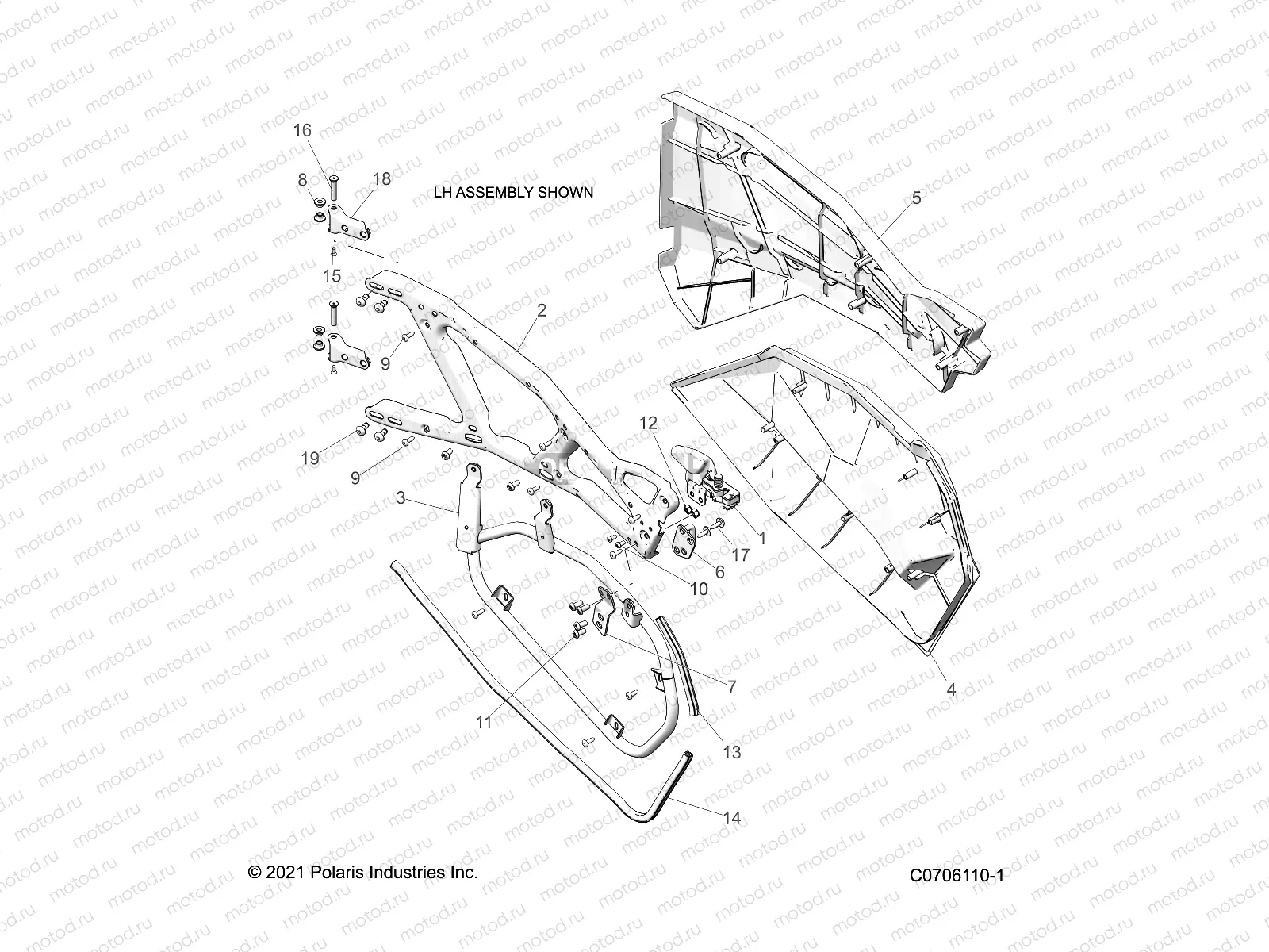 BODY | BODY, DOORS, FRONT - Z22NAM99AR (C0706110-1)