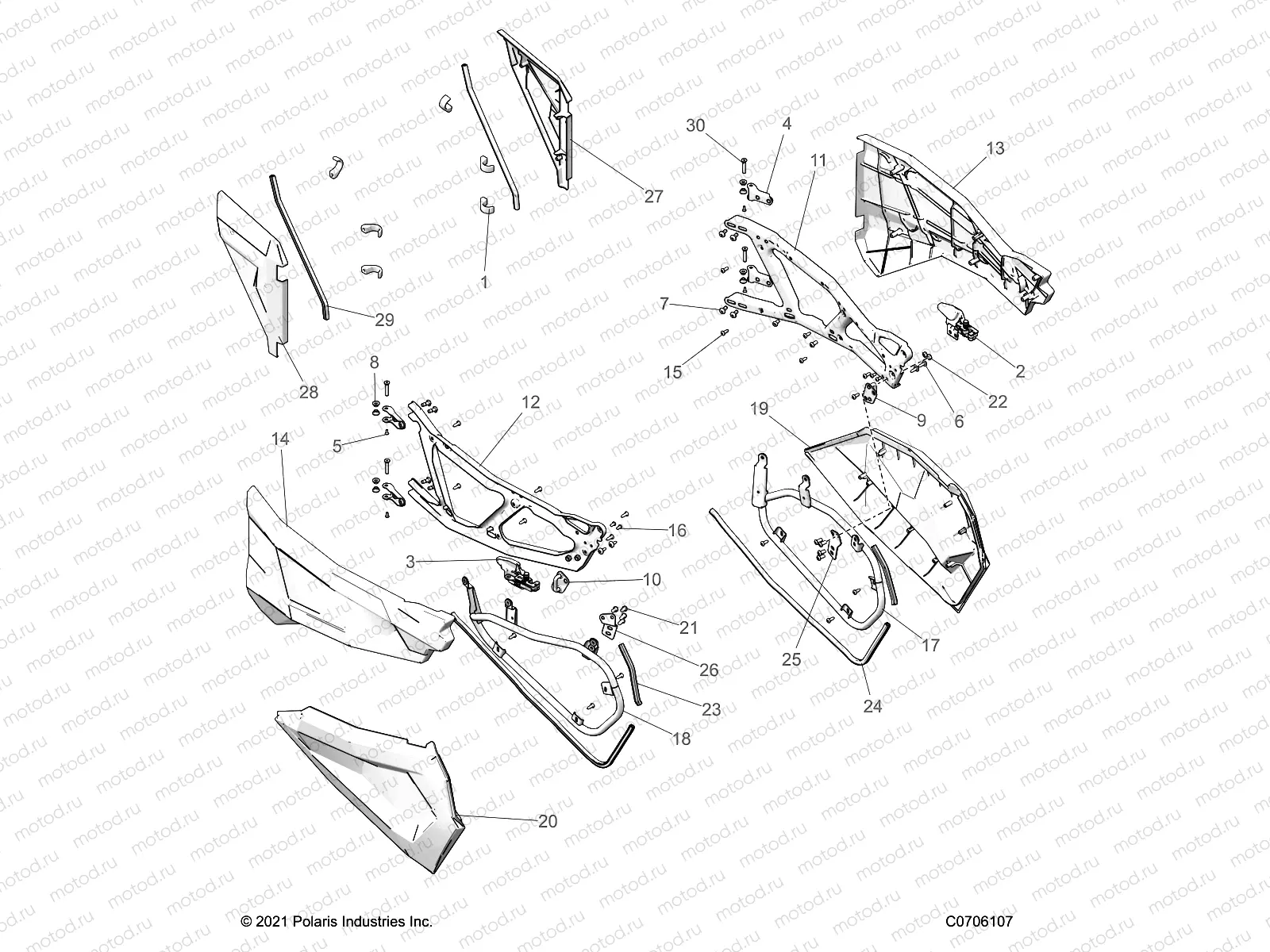 BODY | BODY, DOORS, FRONT - Z22NAS99CK/FK (C700285-1)