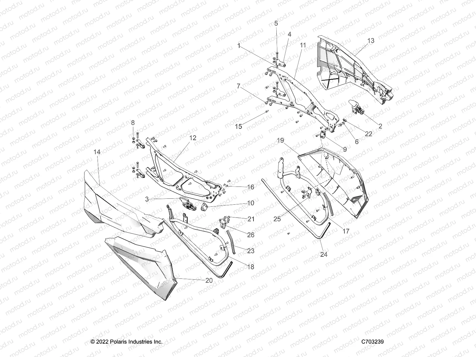 BODY | BODY, DOORS, FRONT - Z23N4E99NR (C703239)