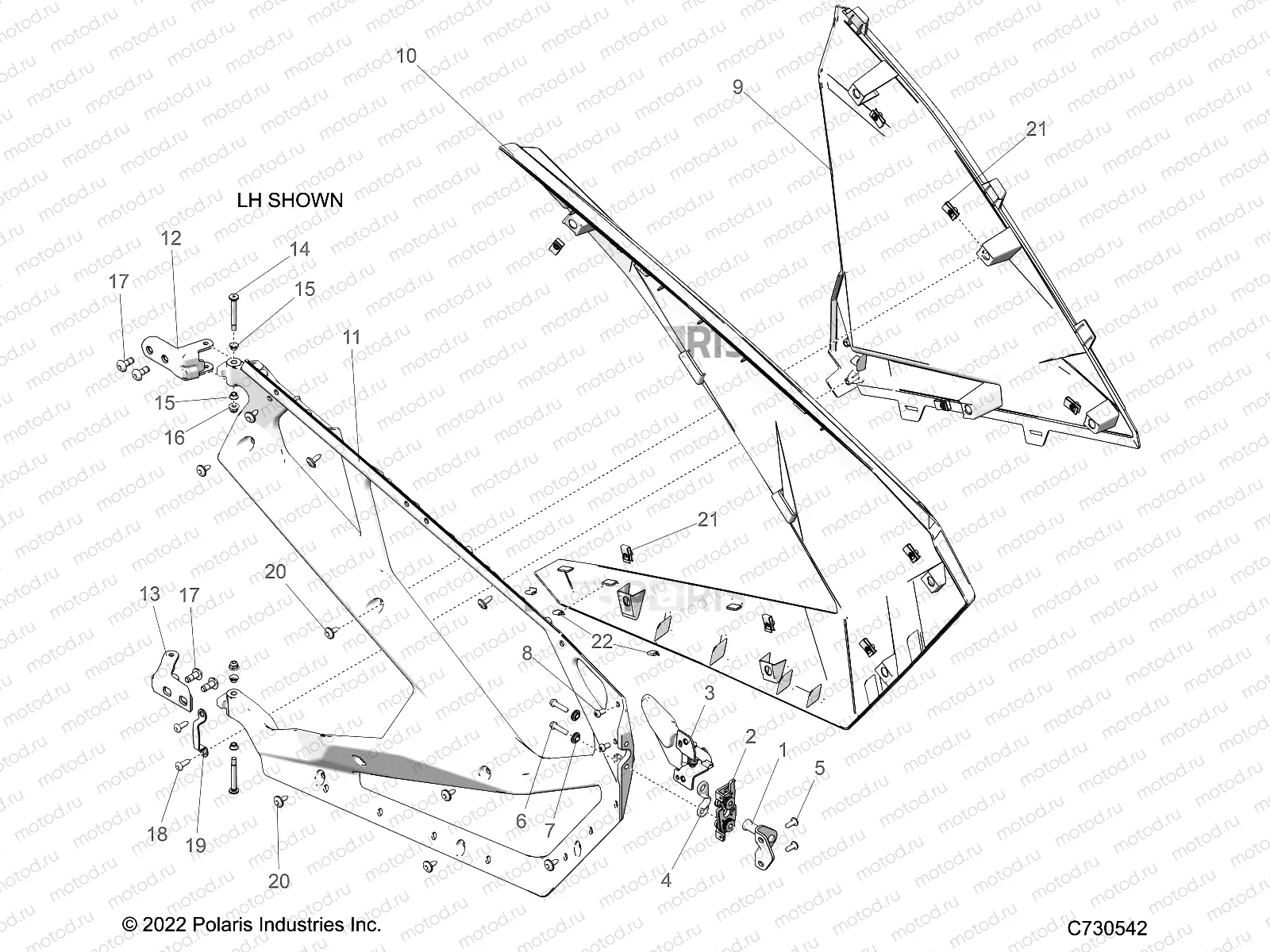 BODY | BODY, DOORS, FRONT - Z23R4E92A/92B (C730542)