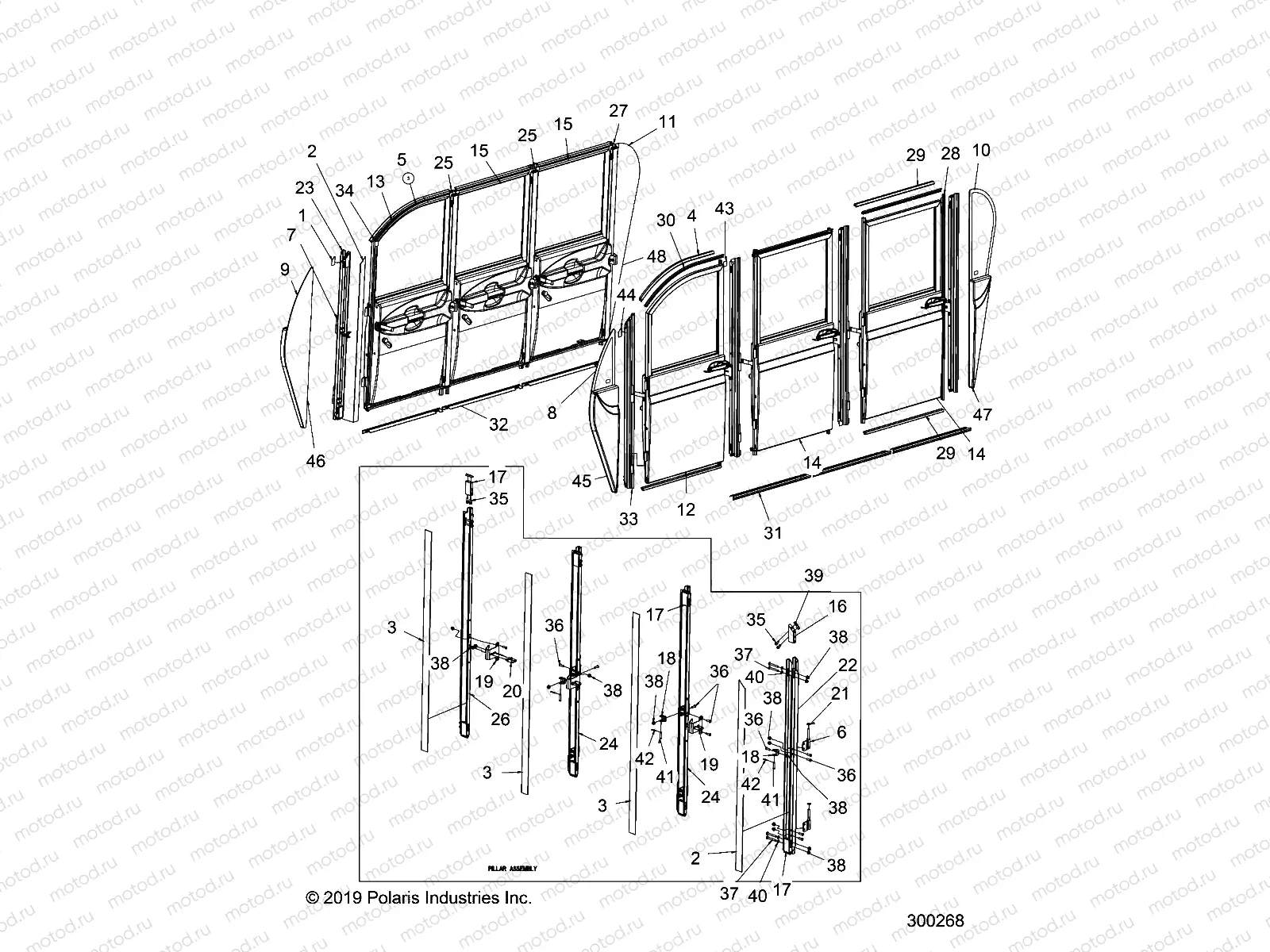 BODY | BODY, DOORS, FULL, 6 DOOR MOUNTING - L22G6AEALA (300268)