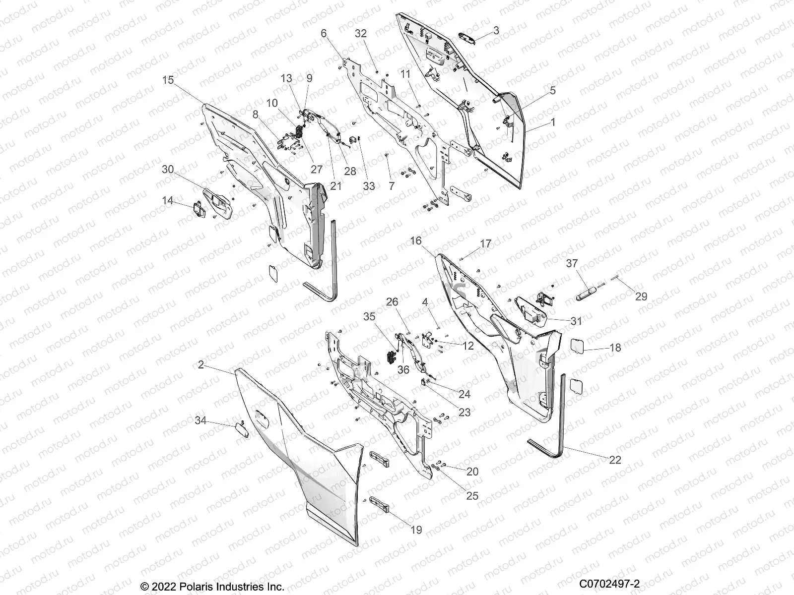 BODY | BODY, DOORS - G23GXP99A/99B (C0702497-1)