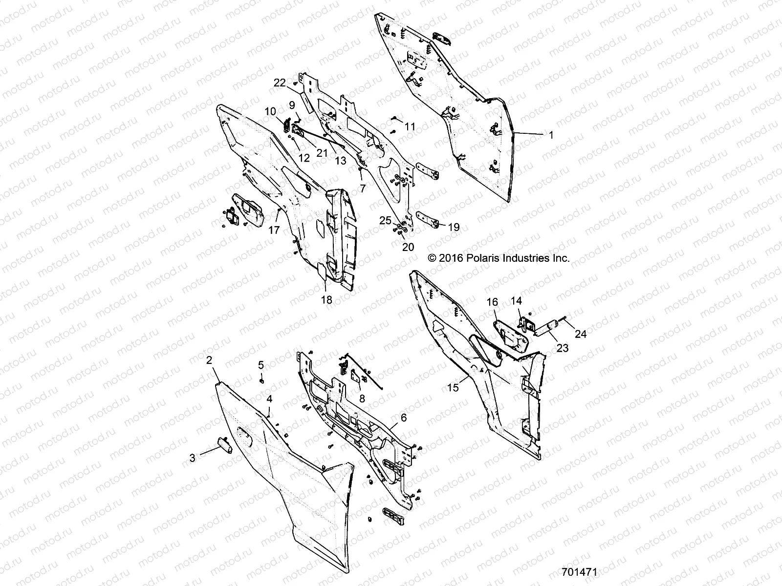 BODY | BODY, DOORS - R16RGE99A7/AE/AV (701471)